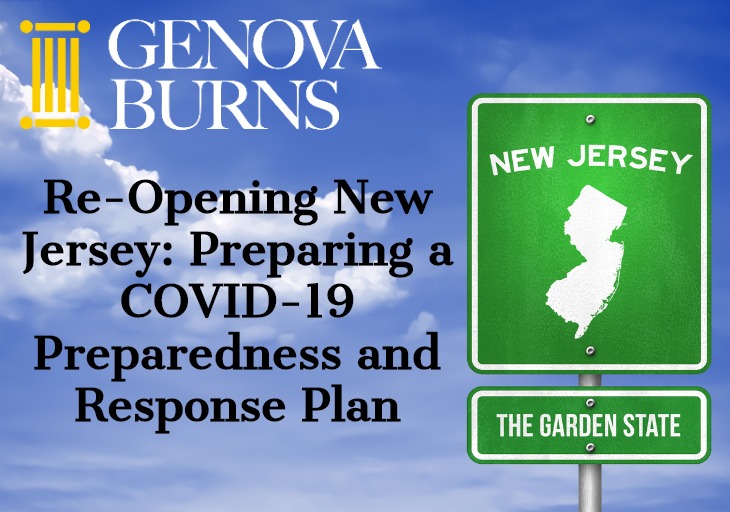Re-Opening New Jersey: Preparing a COVID-19 Preparedness and Response Plan